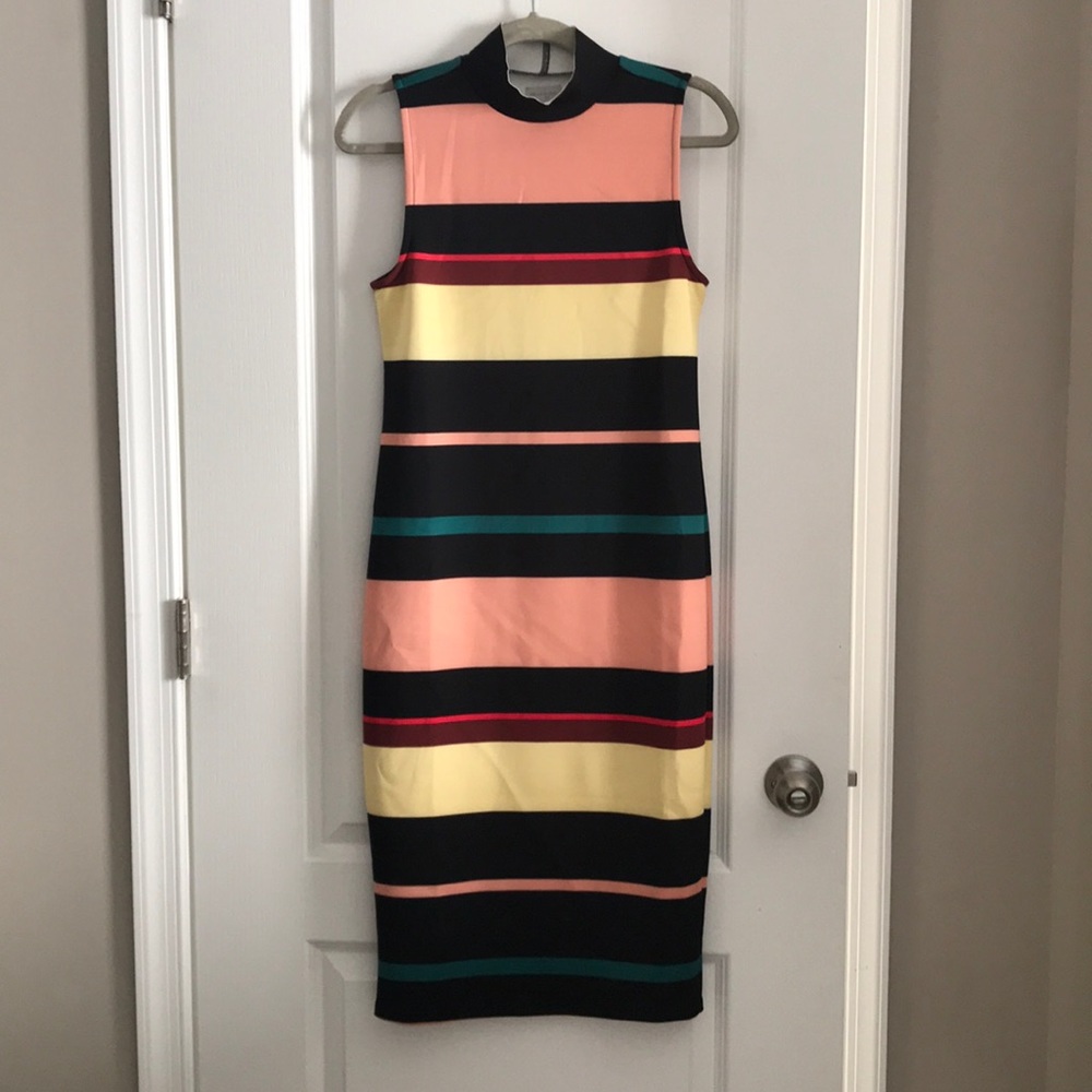 Striped Midi Dress